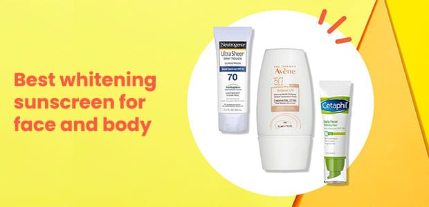 best whitening sunscreen for face and body