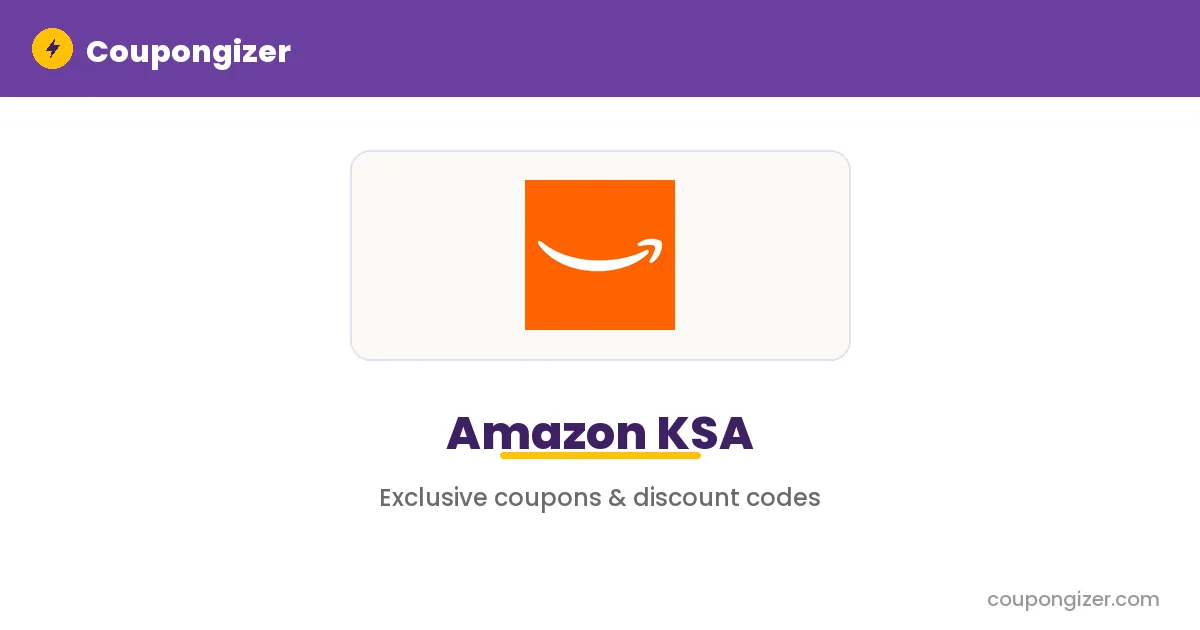 Amazon KSA Coupon Codes July 2026 - Coupongizer