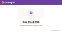 One Card KSA Coupon Code