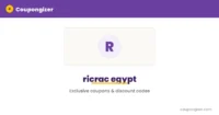 ricrac egypt Coupon Code