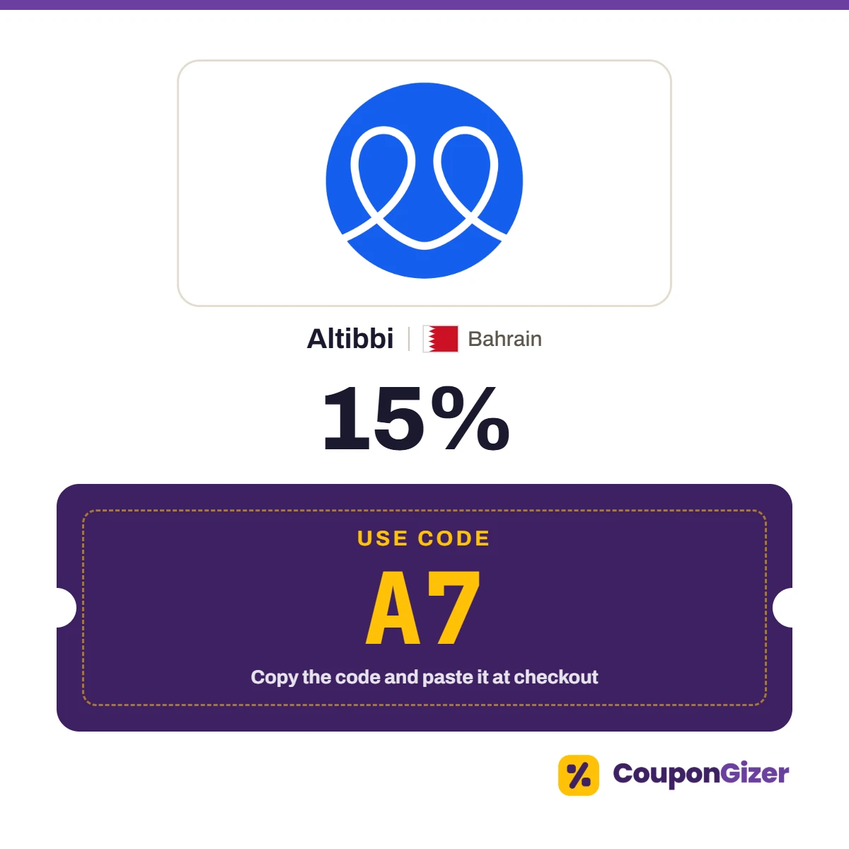 Coupon code A7 for Altibbi Bahrain – 15% off Coupon code A7 for Altibbi Bahrain – 15% off