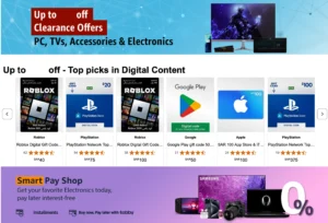 Amazon GCC Promo Codes: How To Save On Electronics 2 Amazon electronics and digital content offers page – Amazon GCC Promo Codes