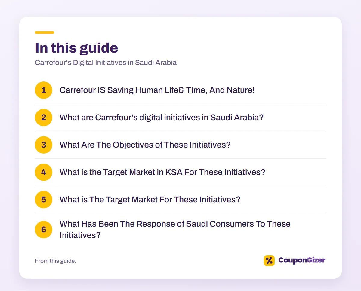 Carrefour's Digital Initiatives in Saudi Arabia 2 In this guide – Carrefour's Digital Initiatives in Saudi Arabia