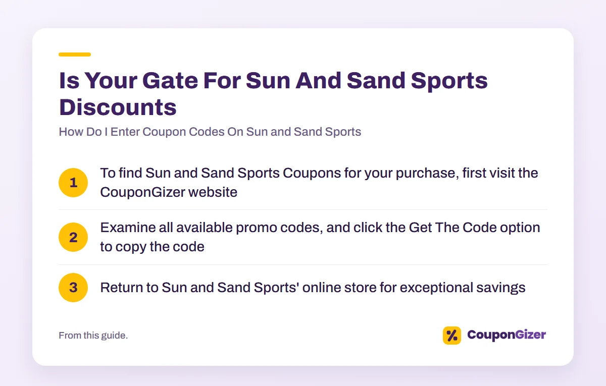 How Do I Enter Coupon Codes On Sun and Sand Sports 3 Is Your Gate For Sun And Sand Sports Discounts – How Do I Enter Coupon Codes On Sun and Sand Sports