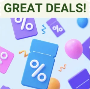 How to Combine Coupon + Discount Code for Double Savings? 3 Great deals illustration with coupon tickets – How to Combine Coupon + Discount Code for Double Savings?