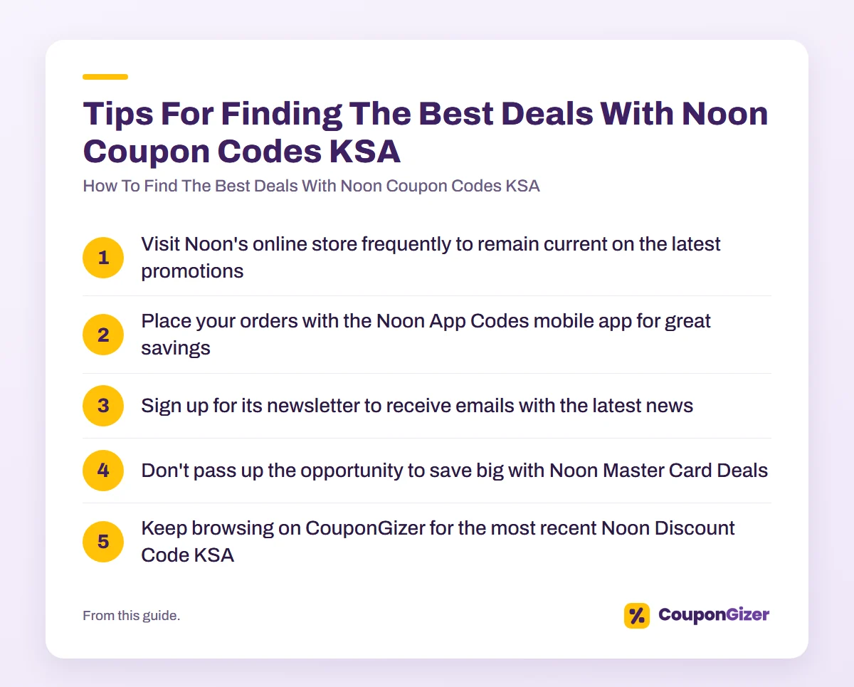 How To Find The Best Deals With Noon Coupon Codes KSA 4 Tips For Finding The Best Deals With Noon Coupon Codes KSA – How To Find The Best Deals With Noon Coupon Codes KSA
