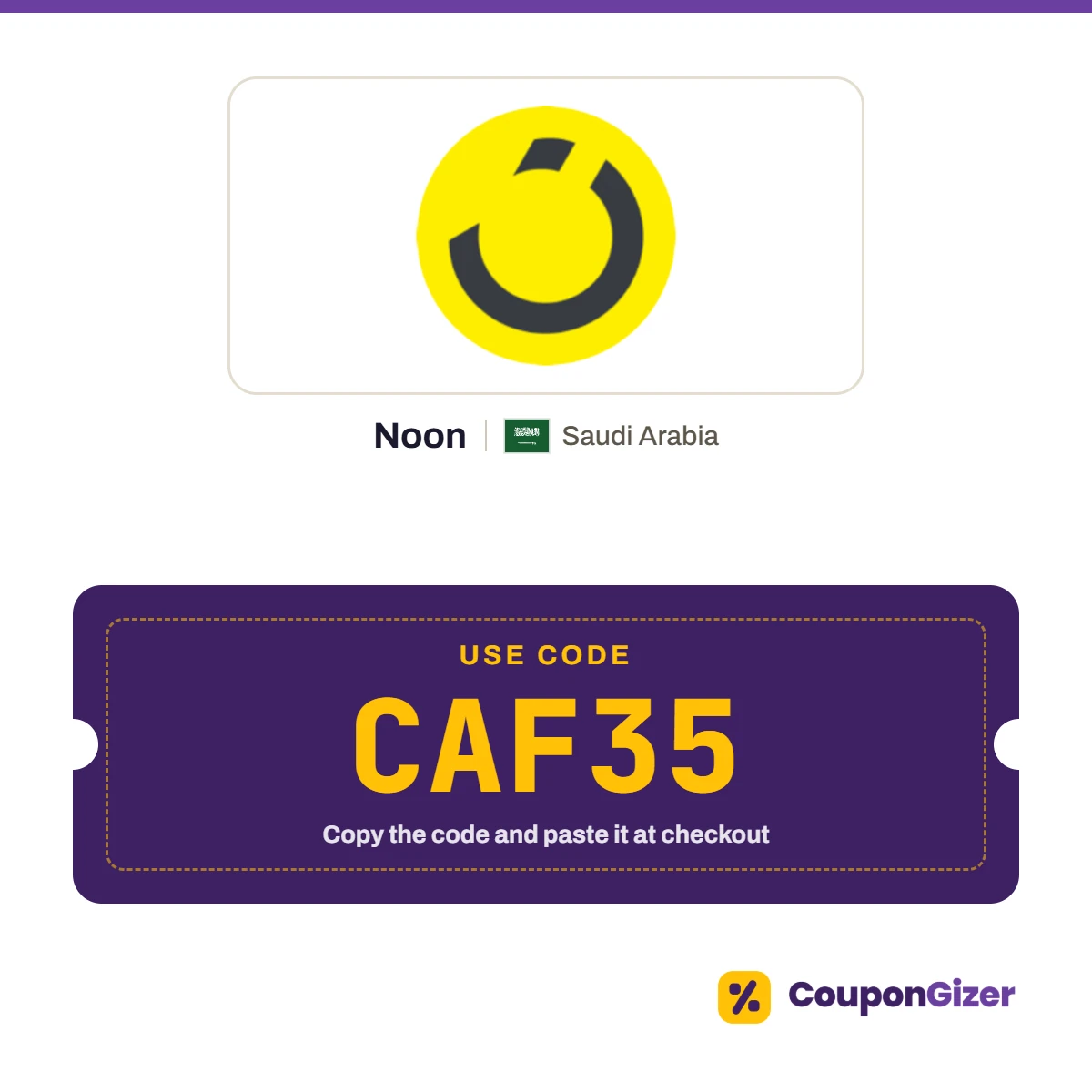 Noon Saudi Arabia coupon code CAF35 Noon Saudi Arabia coupon code CAF35