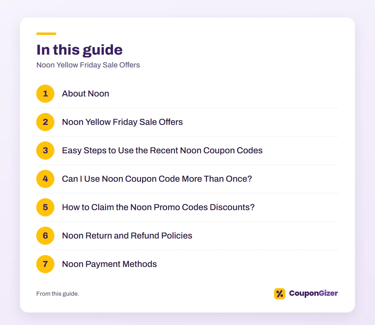 Noon Yellow Friday Sale Offers | Noon Coupon, Promo, and Discount Codes 2 In this guide – Noon Yellow Friday Sale Offers