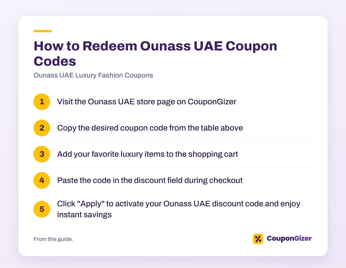Ounass UAE Luxury Fashion Coupons: Do They Really Save Money? 5 How to Redeem Ounass UAE Coupon Codes – Ounass UAE Luxury Fashion Coupons