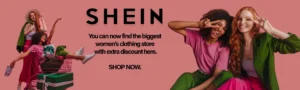 Shop The Trendiest Fashion Items With Shein Discount Code 2026 5 Shein women's clothing store banner – The Trendiest Fashion Items With Shein Discount Code