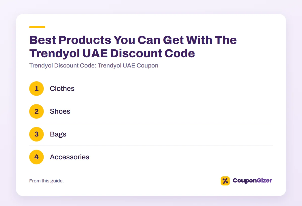 Trendyol Discount Code: Trendyol UAE Coupon 3 Best Products You Can Get With The Trendyol UAE Discount Code: Trendyol Discount Code: Trendyol UAE Coupon