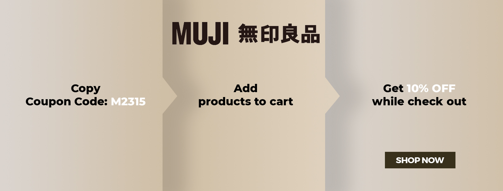 Muji Kuwait Promo Code