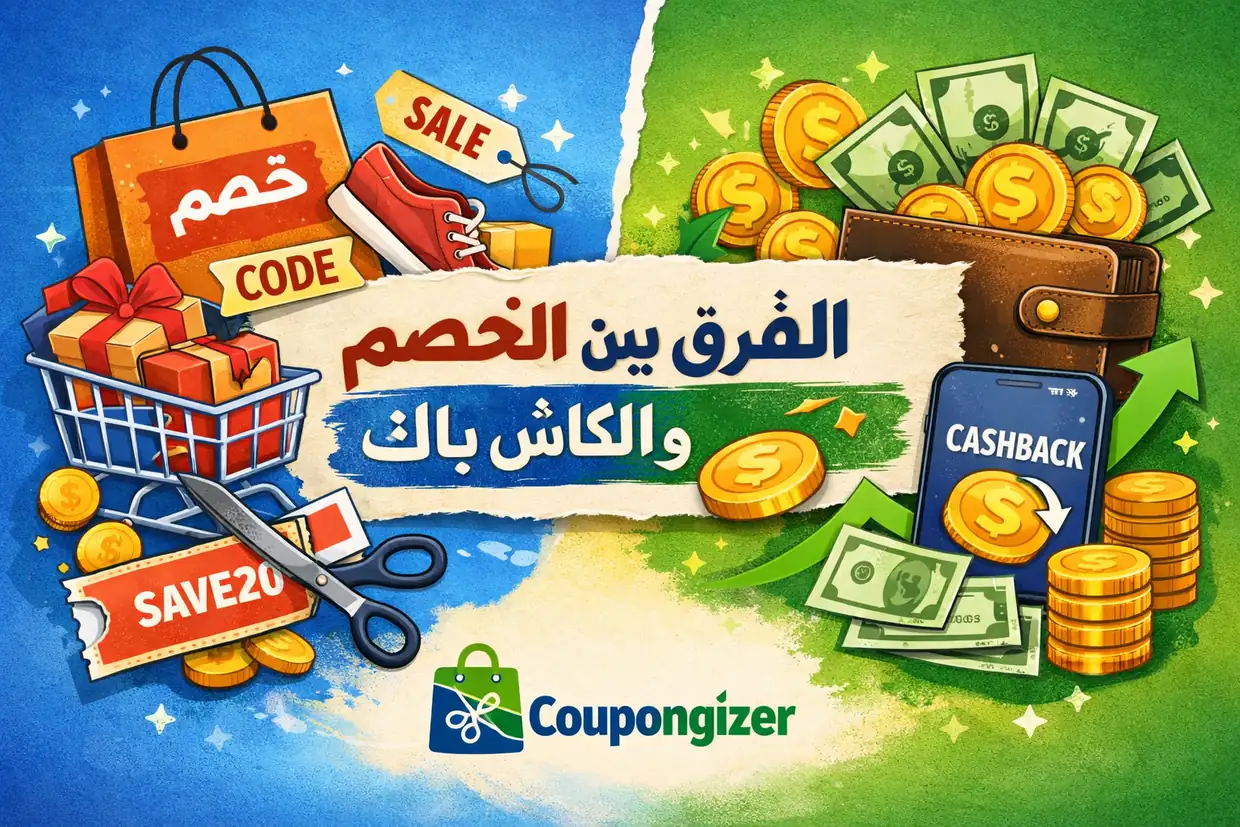 كود الخصم والكاش باك
