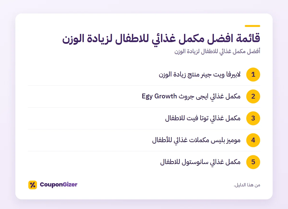 أفضل مكمل غذائي للاطفال لزيادة الوزن 2 قائمة افضل مكمل غذائي للاطفال لزيادة الوزن – أفضل مكمل غذائي للاطفال لزيادة الوزن
