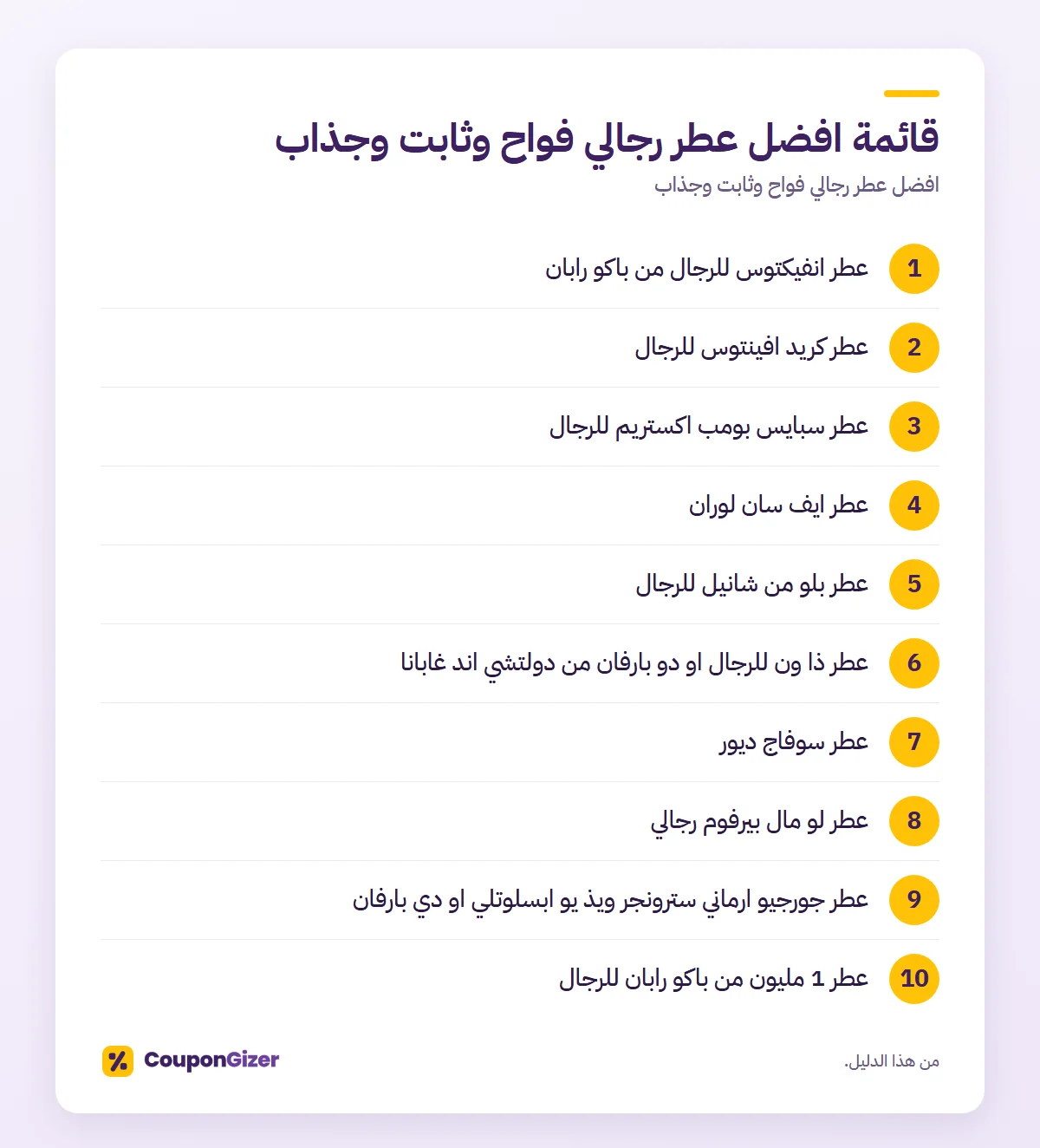 افضل عطر رجالي فواح وثابت وجذاب | لإطلالة مميزة ومتألقة 2 قائمة افضل عطر رجالي فواح وثابت وجذاب – افضل عطر رجالي فواح وثابت وجذاب