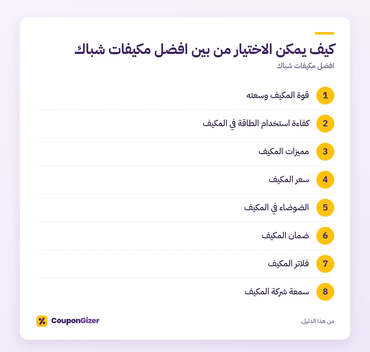 افضل مكيفات شباك 2026 3 كيف يمكن الاختيار من بين افضل مكيفات شباك – افضل مكيفات شباك